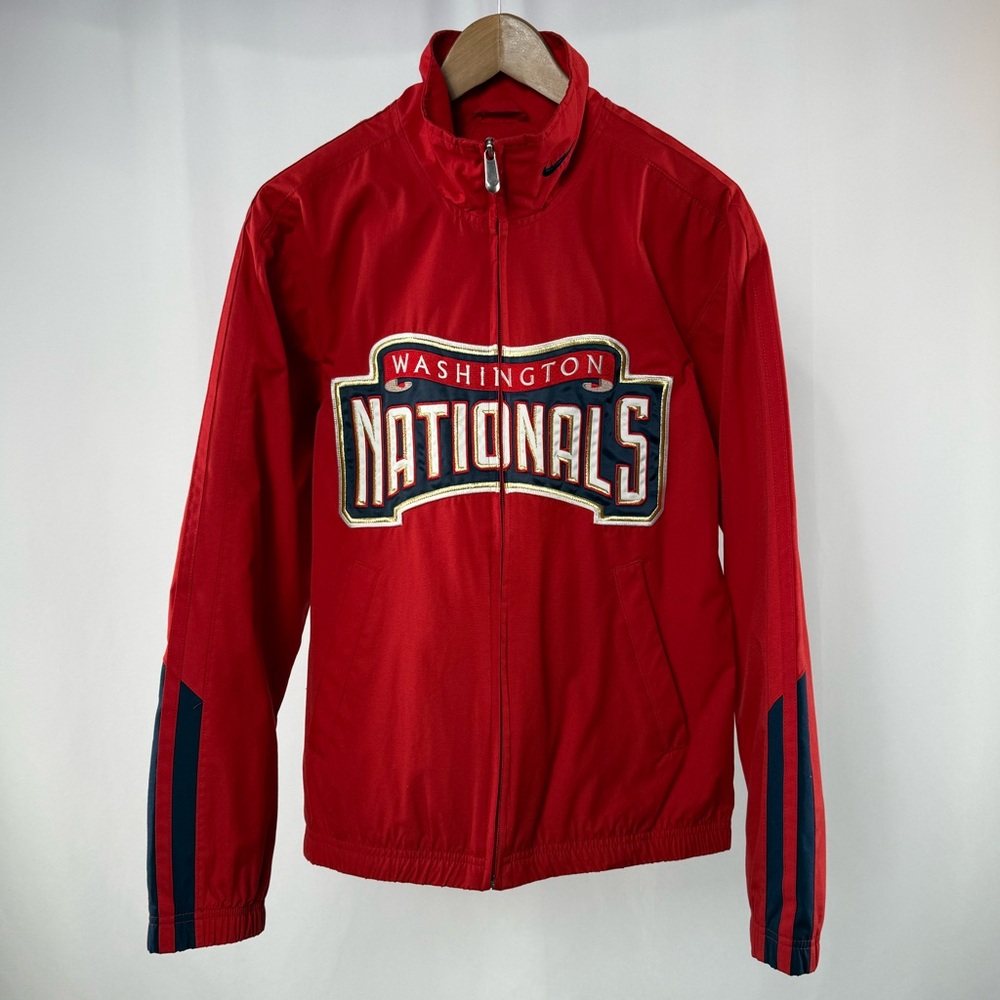 Nike Washington Nationals Zip Up Jacket in Red Size‎ Small